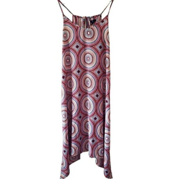 Gap Multi-Color Geometric Midi Dress - Picture 1 of 4